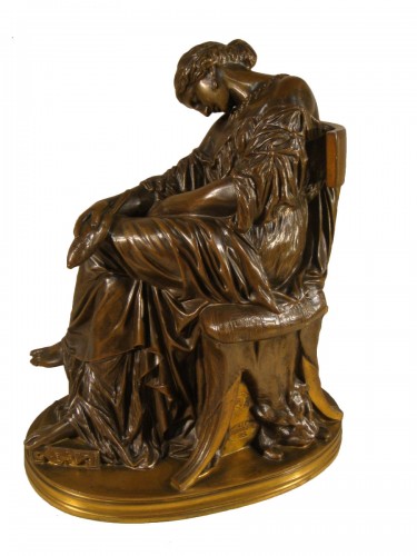 Jeune femme à l'Antique assoupie - Pierre Jules Cavelier (1814 – 1894)