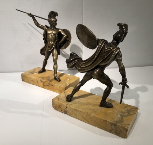 XIXe siècle - Deux petits bronzes du Grand Tour