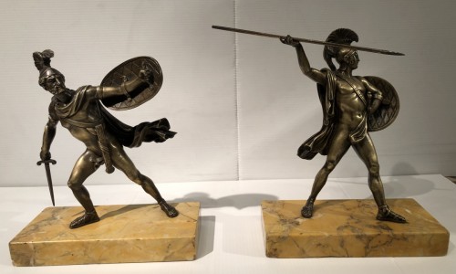 Deux petits bronzes du Grand Tour - Restauration - Charles X