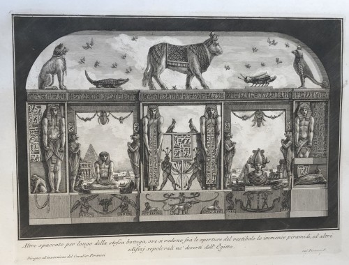 Gravures et livres anciens  - Livre avec des Gravures de JB Piranesi 1769
