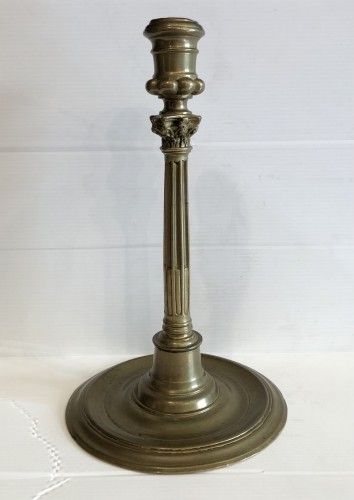 A Pillar Candlestick with a Roman Column circa 1575 - 
