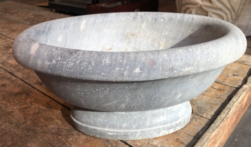 Oval Marble Vasque - Decorative Objects Style 