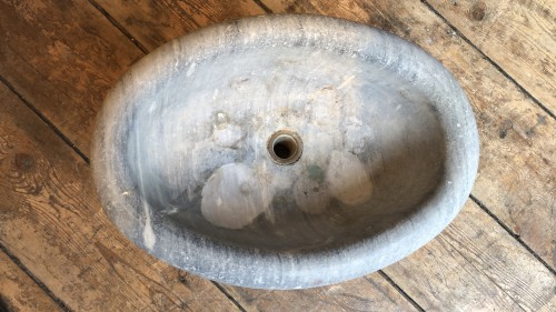 18th century - Oval Marble Vasque