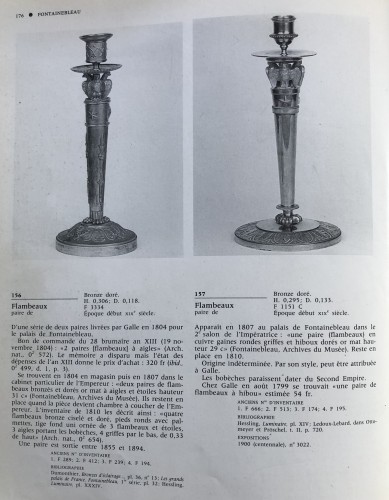 Consulate Candlesticks by Claude Galle - 