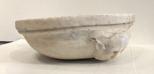 17th century - Carrara Marble Holy Water Font