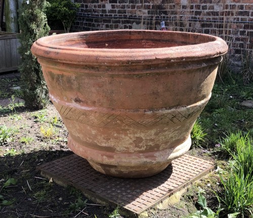 Large Terracotta Planter - Decorative Objects Style 