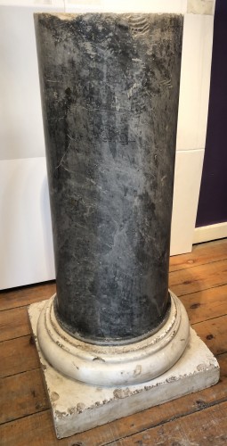 17th century - Bardiglio Marble Column