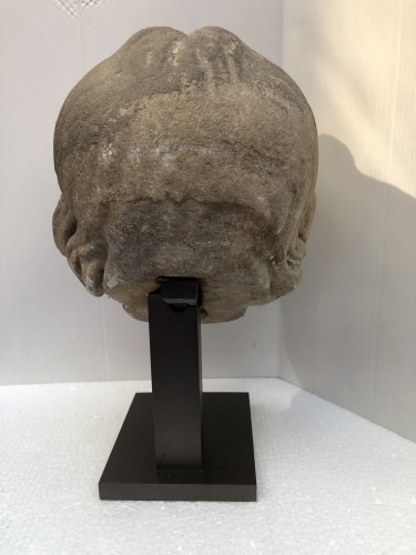 Period Roman Marble Head Eros - 