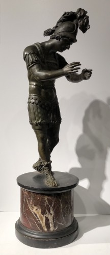 Guerrier romain en bronze - Sculpture Style 