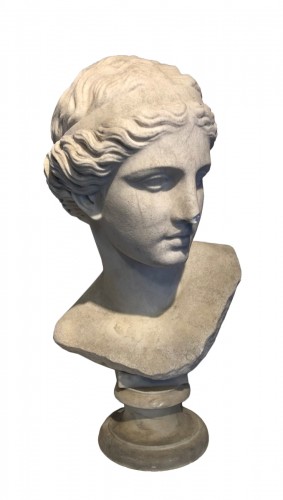 Buste en marbre vers 1800 Cesi Juno