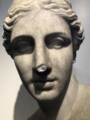 Empire - Buste en marbre vers 1800 Cesi Juno