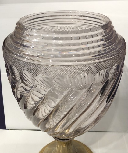 Glass & Crystal  - Tall Russian Cristal Vase
