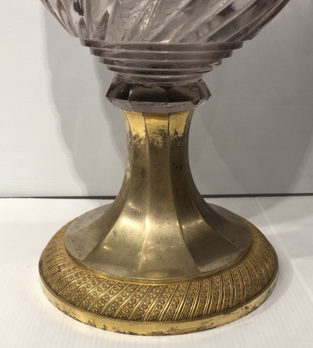 19th century - Tall Russian Cristal Vase