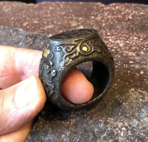 Large Iron Ring - Objects of Vertu Style 