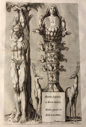 &quot;KUNSTKABINET&quot; containing 100 engravings of sculptures in Ancient Rome - 