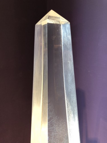 Pair of design obelisks Maison Jansen . - 