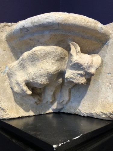 Sculpture  - Romanesque Corner Capital