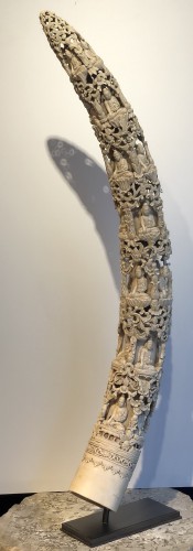 Ivoire Birman sculpté - Arts d