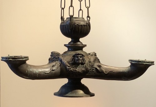 Lampe à huile réalisée par Chiurazzi & Fils vers 1910 - 