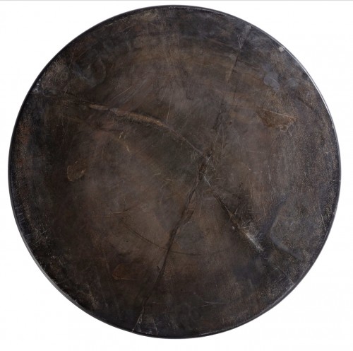 An Italian Micromosaic inlaid Nero Del Belgio circular table top . - 