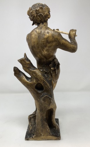 XVIIIe siècle - Bacchant en bois