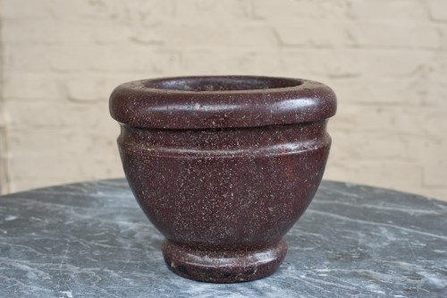 Egyptian Porphyry Mortar - Curiosities Style Renaissance