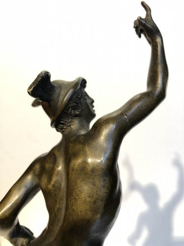 XVIIIe siècle - Mercure en bronze