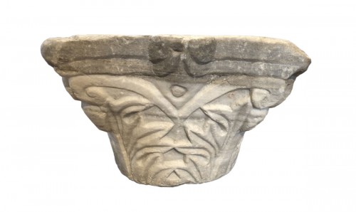 Marble Corinthian Capital, Roman Empire 4th Century CE