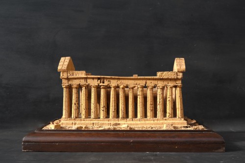 Curiosities  - Cork Model of the Temple of Concordia
