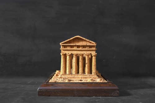19th century - Cork Model of the Temple of Concordia