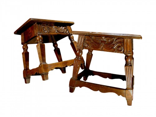 Pair of 17th Century stools