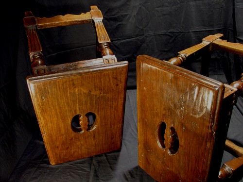 Pair of 17th Century stools - Louis XIV