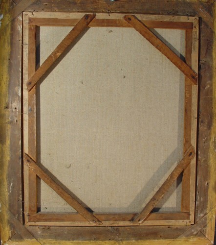 Portrait de femme signée RIS etdatée 1824 - Antiques Provence