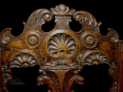 Fauteuil à coffret début XVIeI siècle - Louis XIII