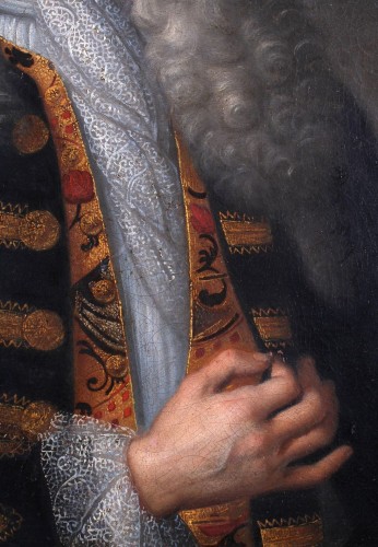Portrait d'homme, Ecole française du 17e siècle - Antiques Provence