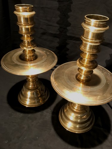 Religious Antiques  - Pair of large 19thcentury Candlesticks