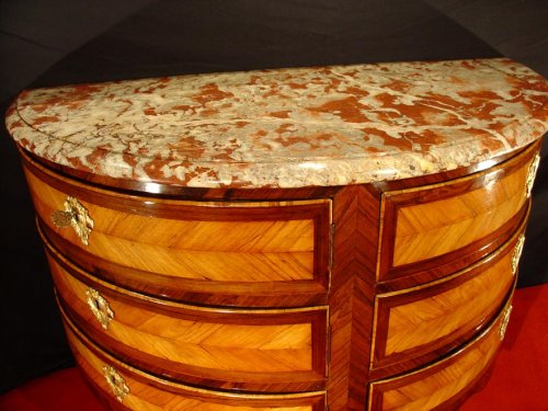 18th century - French early 18th half round Commode