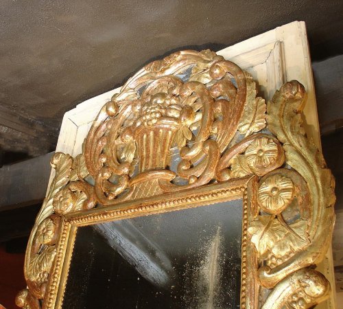 Grand miroir provençal fin XVIIIe siècle - Louis XVI