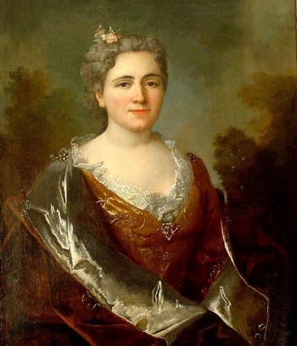 Portrait de femme fin 17e siècle, ecole Largilliere