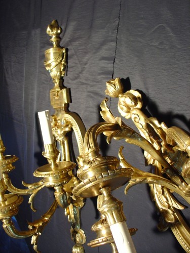 19th century - Pair of Louis XVI style sconces