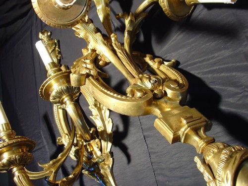 Antiquités - Pair of Louis XVI style sconces