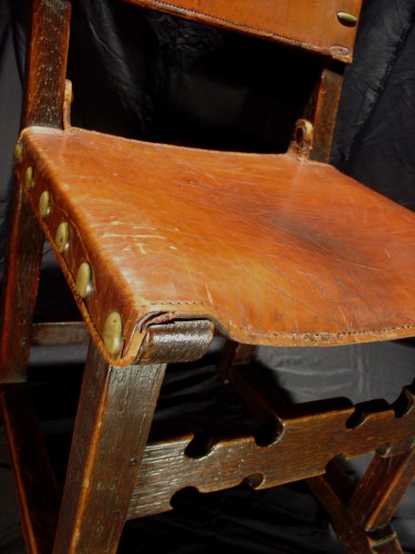 - Pair of 17th C. style spanish chairs