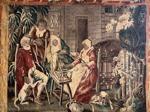 Vieillesse - Tapisserie d'Aubusson 18e