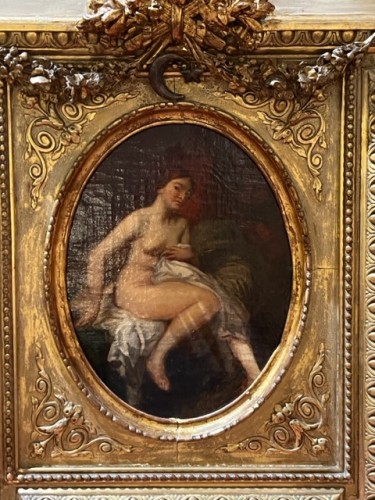 Tableaux et dessins Tableaux XIXe siècle - Jeune femme à sa toilette de Joseph-Nicolas Robert-Fleury