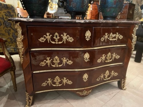 Louis XV - Commode d'époque Louis XV