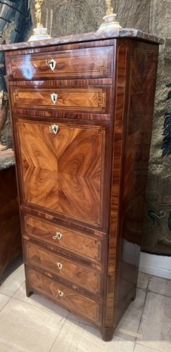 Antiquités - Louis XVI Secretaire stamped J-B Tuart