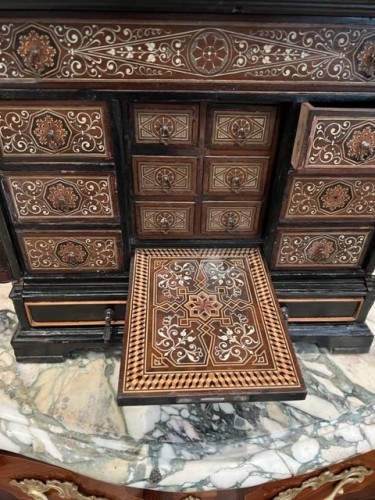 Coffret cabinet italien fin 19e siècle - Mobilier Style Napoléon III