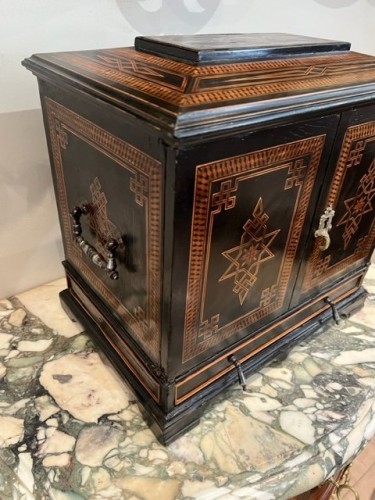 XIXe siècle - Coffret cabinet italien fin 19e siècle