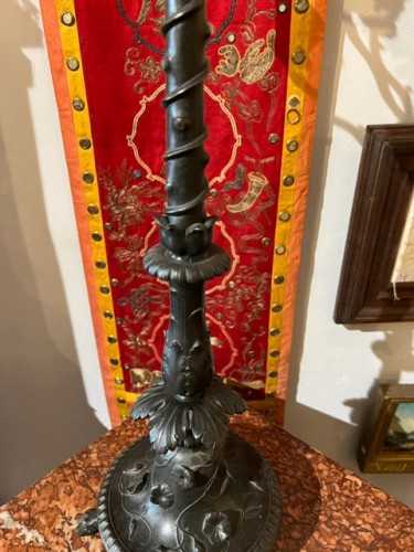 19th century - Pair of 19th century neo-classical bronze candelabra