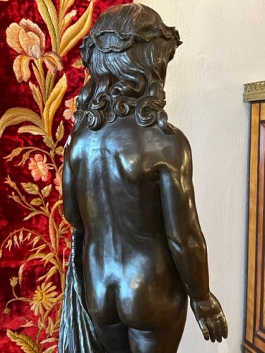 Napoléon III - Young ephebe in bronze - Coinchon (1814-1881)